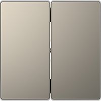 Лицевая панель Schneider Electric Merten D-Life для 2-кл. выключателя никель  картинка